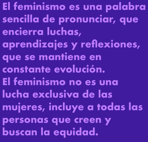 Texto: el feminismo